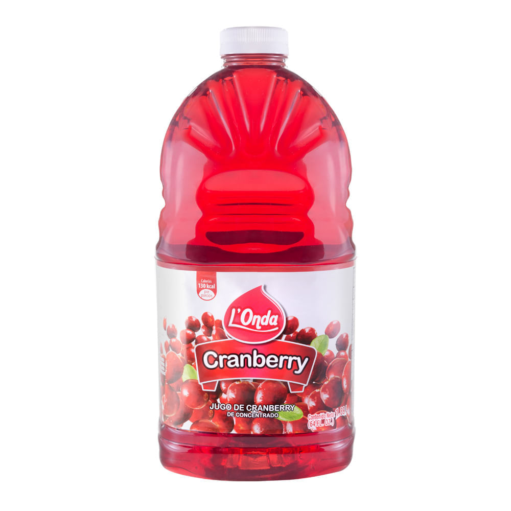Bebida de Cranberry L'Onda Botella 1.89L
