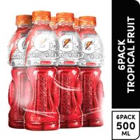 Bebida Rehidratante Gatorade Monosabor Pack 6 Unid x 500ml