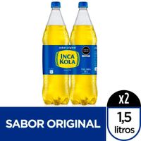 Gaseosa Inca Kola Botella 1.5 Lt Pack de 2 unid