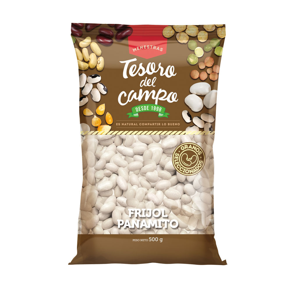 Frijol Panamito Tesoro Del Campo Bolsa 500 g