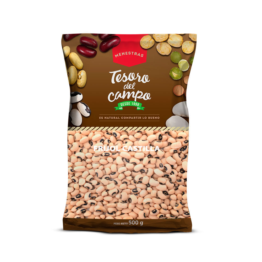 Frijol Castilla Tesoro Del Campo Bolsa 500 g
