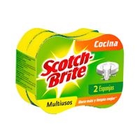 Esponja 2 en 1 Multiusos Scotch-Brite Cocina Pack 2 unid