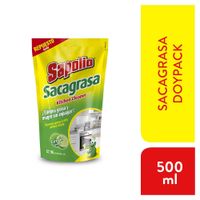 Sacagrasa Sapolio Aroma Limón Repuesto 500ml