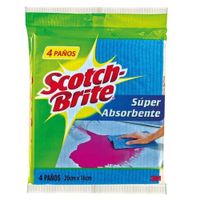 Paño Scotch-Brite Súper Absorbente 4un.