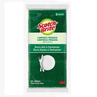 Esponja Scotch-Brite Limpieza Pesada 3un.