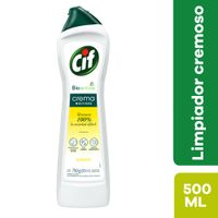 Limpiador Multiuso en Crema Cif Bioactive Limón 500ml