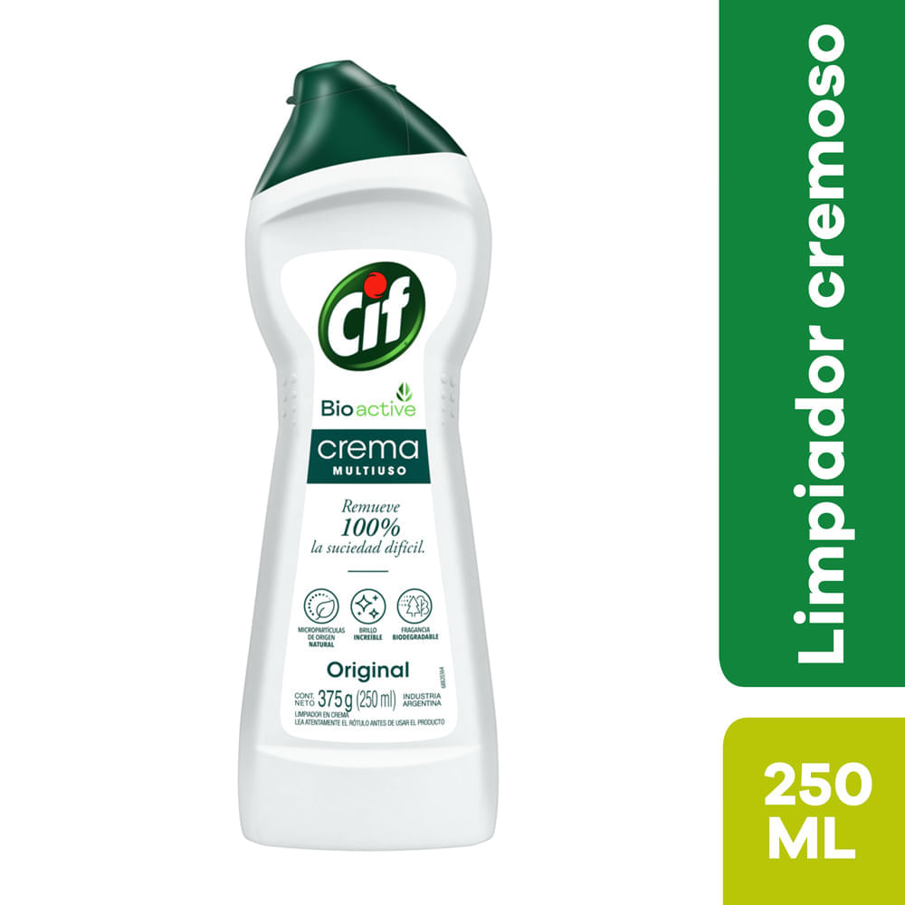 Limpiador Multiuso en Crema Cif Bioactive Original 280ml