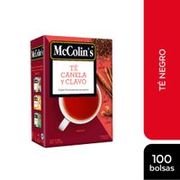 Té Canela y Clavo McColins 100un