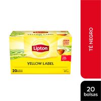 Té Negro Lipton Yellow Label 20un