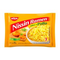 Sopa Instantánea Sabor Pollo Nissin Ramen 85g