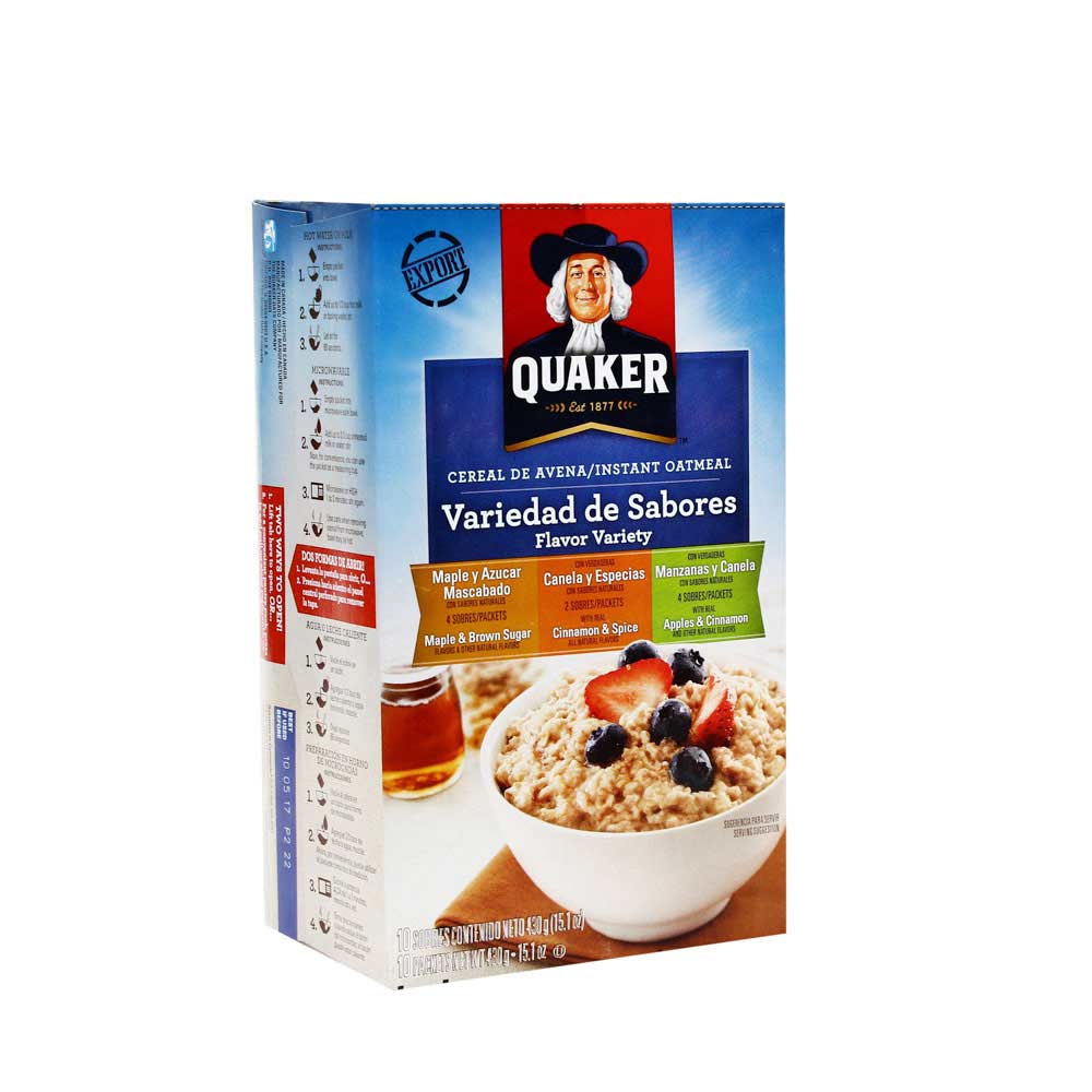 Avena Instantánea Flavor Variety Caja 14 Onzas