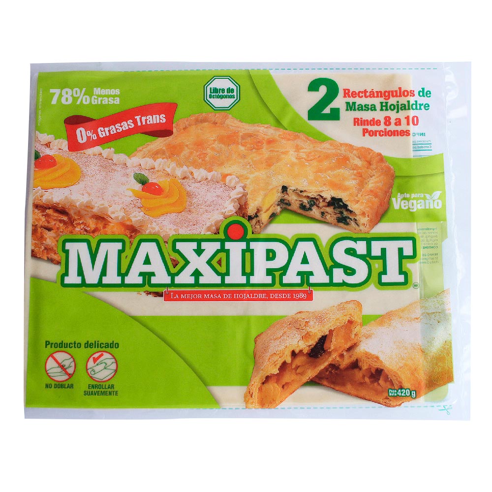 Rectángulo de Masa Hojaldre Maxipast 2un