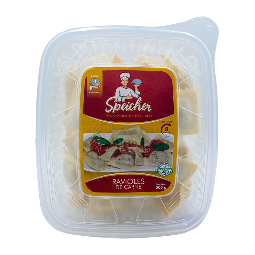 Ravioles de Carne Speicher Caja 500 g