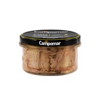 Filete de Atún Campomar Gourmet Artesanal en Aceite Vegetal Frasco 160 gr