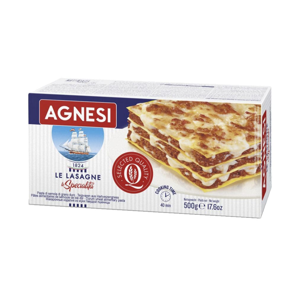Lasagna Nro 87 Agnesi Caja 500 g