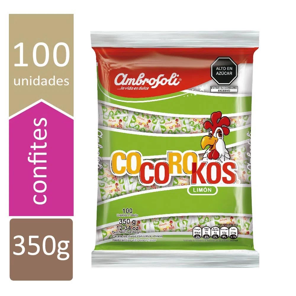 Caramelos Ambrosoli Cocoroko Limón 350g
