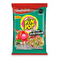 Chupetín Pin Pop Sabores Surtidos 24un
