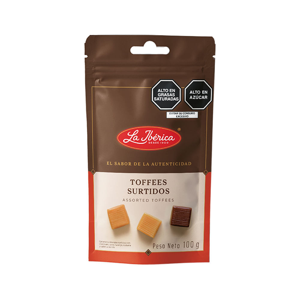 Toffees Surtidos La ibérica 100g