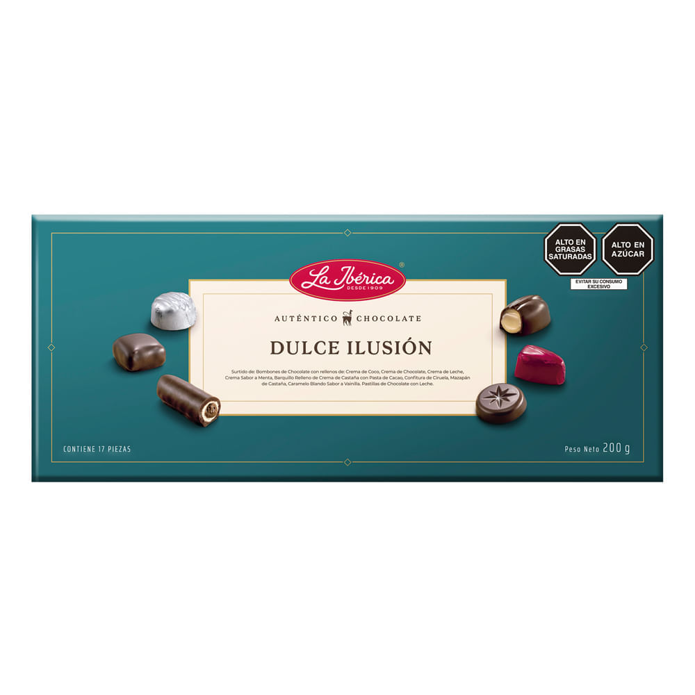 Bombones de Chocolate La Ibérica Dulce Ilusión 7un