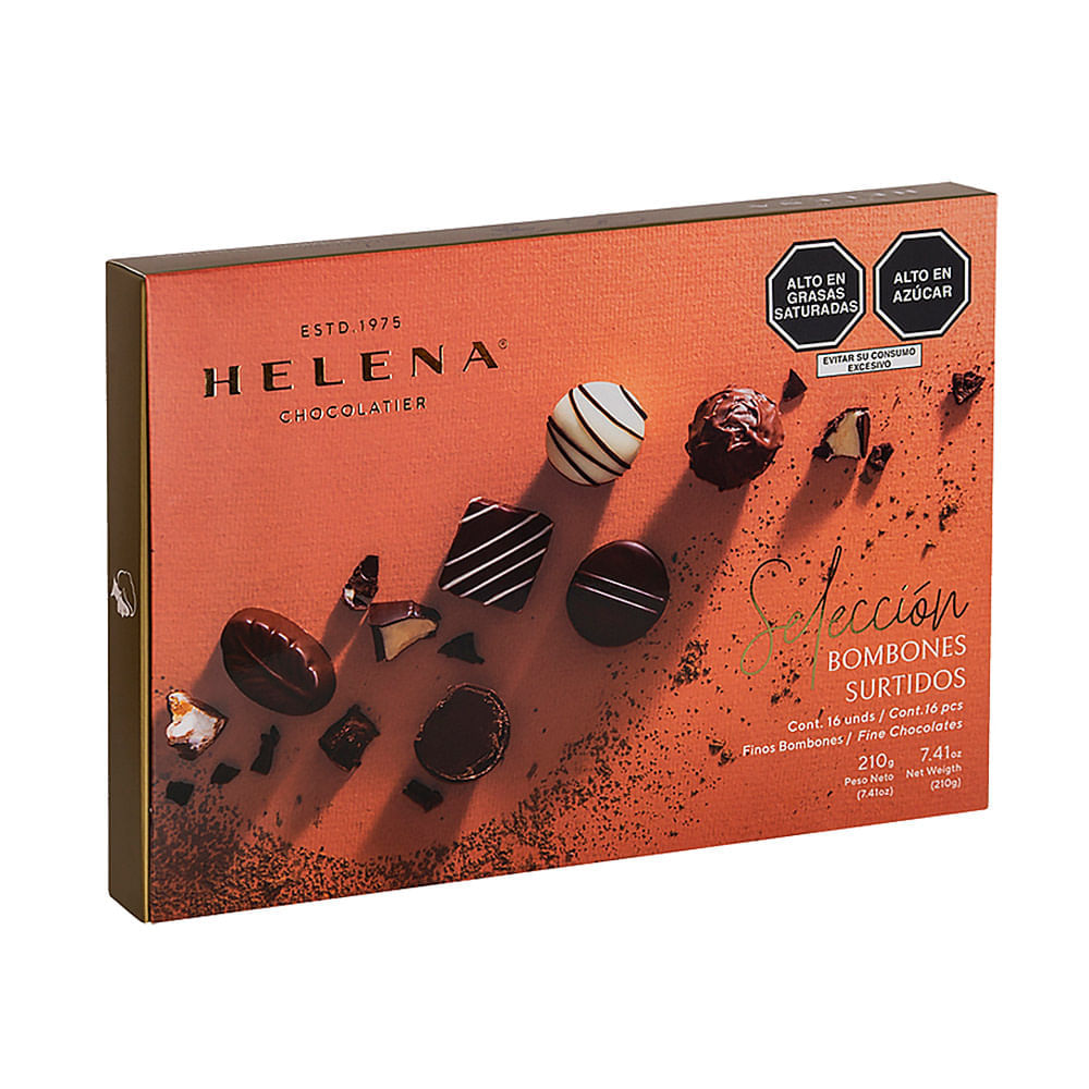 Bombones con Rellenos Surtidos Helena Selección 16un.