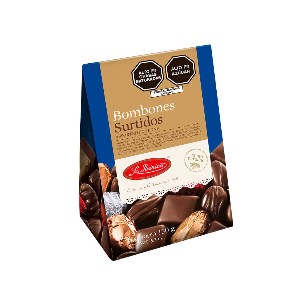 Bombones La Ibérica Surtidos Caja 150 g