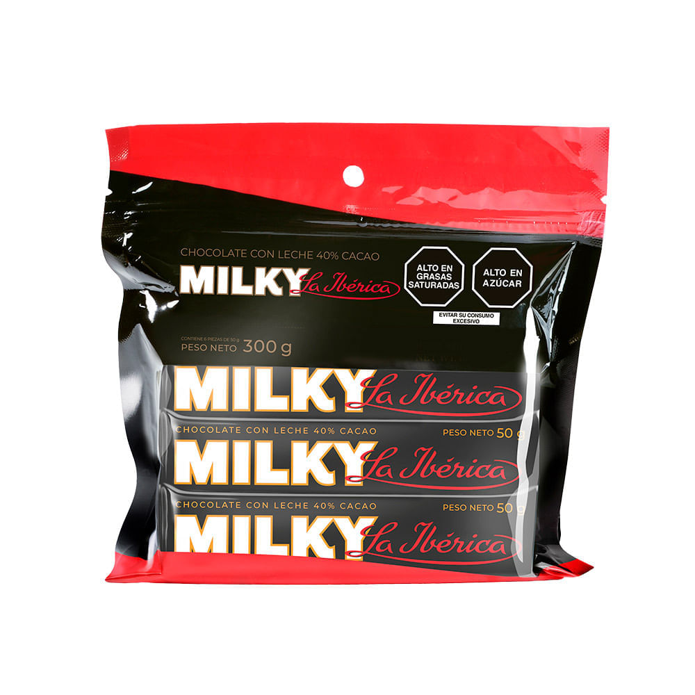 Chocolate La Ibérica Pack 6 Unid x 40 g