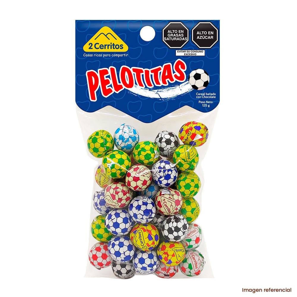 Cereales Bañados con Chocolate Pelotitas 2 Cerritos Bolsa 125 gr