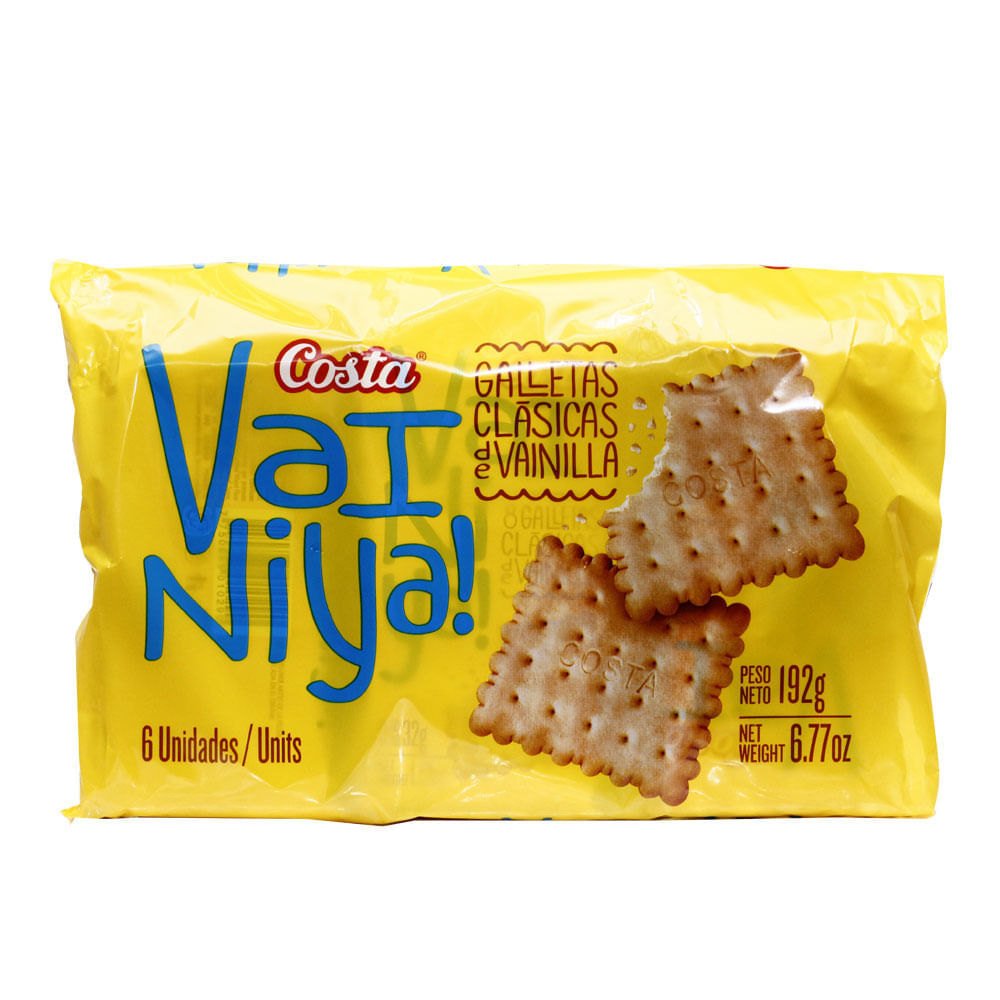 Galletas Vainiya Costa Pack 6 Unid x 32 g