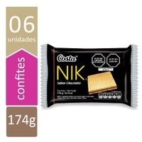Wafers Nik Costa Chocolate Pack 6un