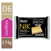Wafers Nik Costa Yogurt Vainilla Francesa Pack 6