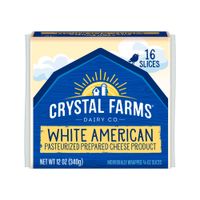 Queso Americano Tipo Mozzarella Crystal Farms Lonchas 340 gr