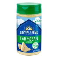 Queso Duro Parmesano Rallado Crystal Farms Frasco 226 gr