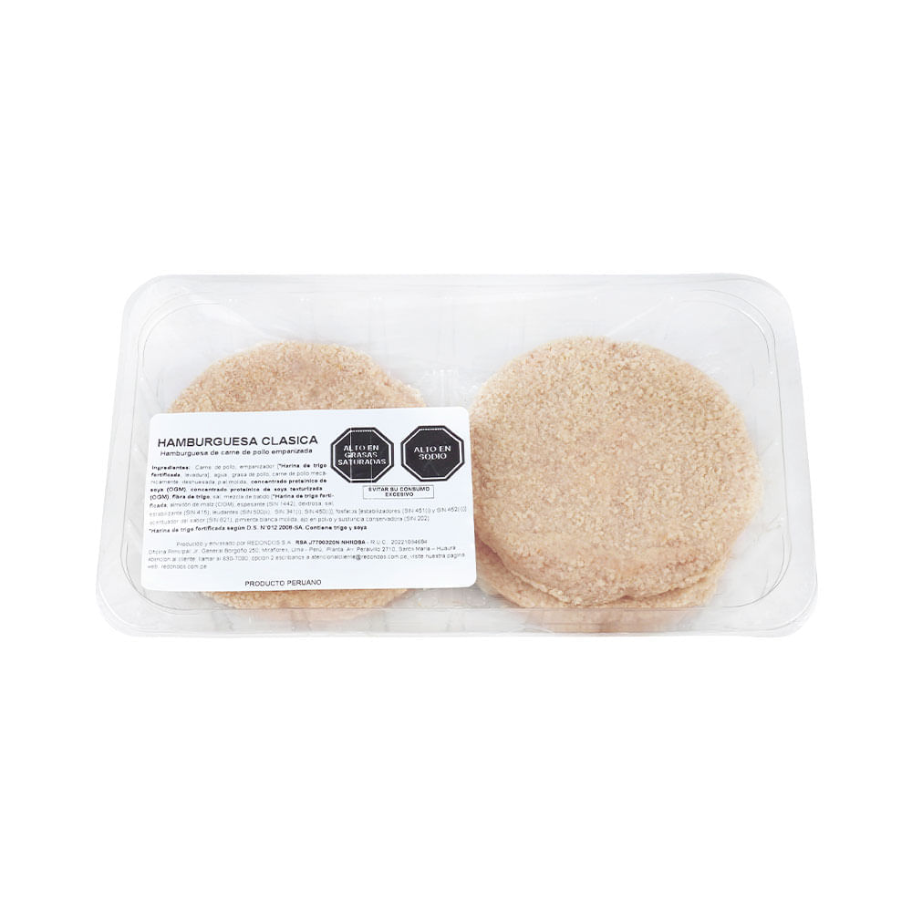 Hamburguesas de Pollo x kg