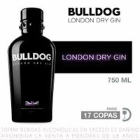 Gin Bulldog London Dry Botella 750ml