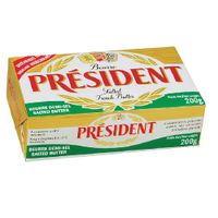 Mantequilla con Sal Président Barra 200 gr