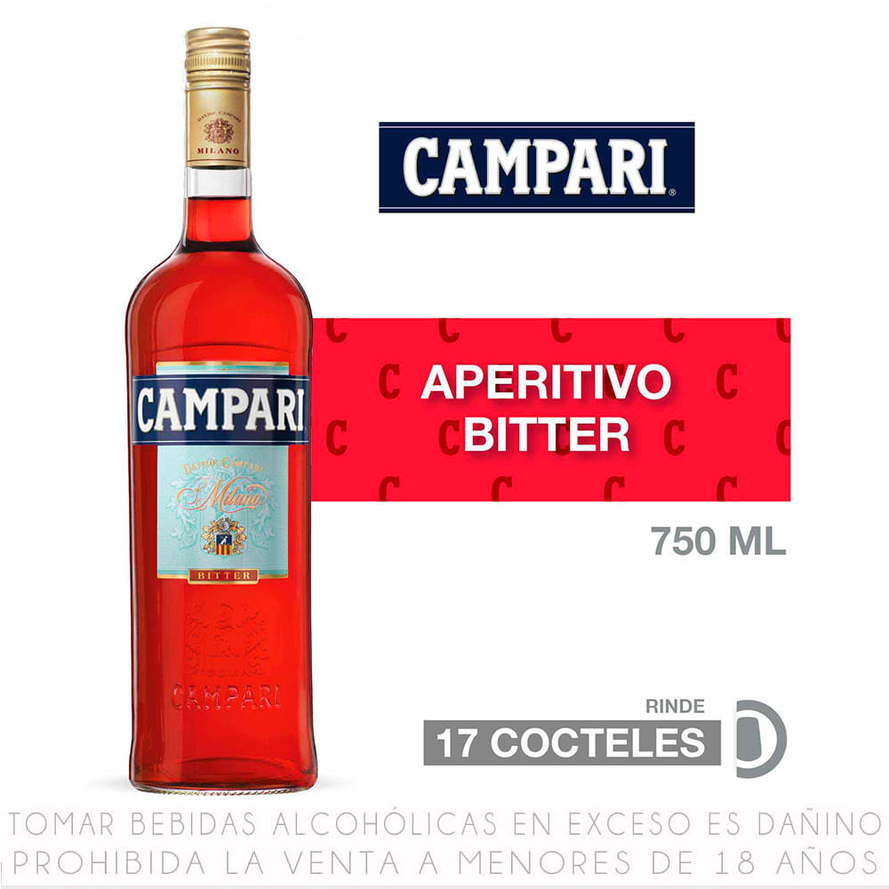 Campari Bitter Botella 750ml