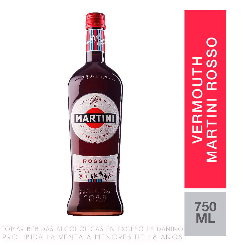 Vermouth Martini Rosso Botella 750 ml