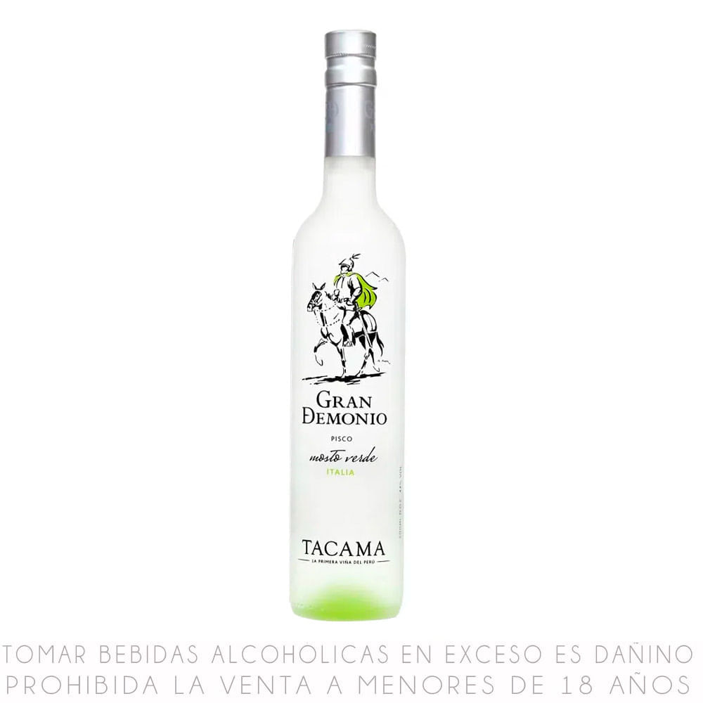 Pisco Mosto Verde Italia Gran Demonio Botella 500ml