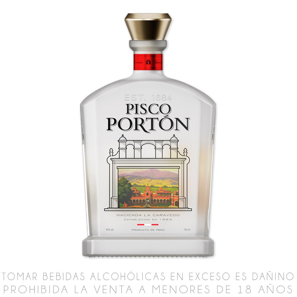 Pisco Mosto Verde Quebranta Portón Botella 750ml