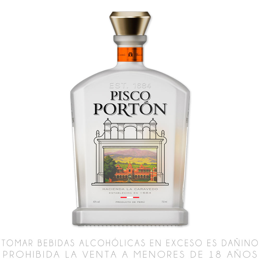 Pisco Mosto Verde Torontel Portón Botella 750ml Surtido