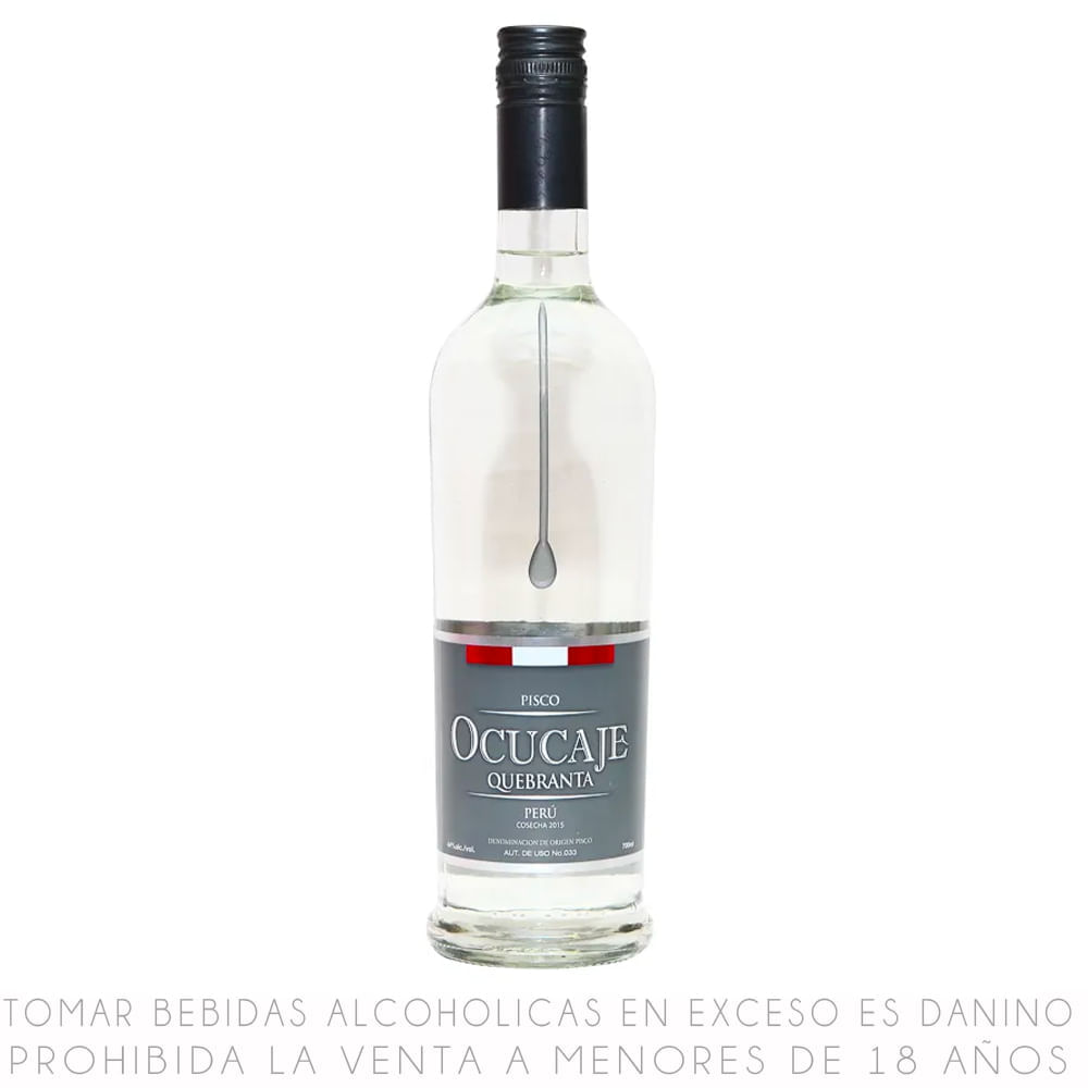 Pisco Ocucaje Puro Quebranta 700ml