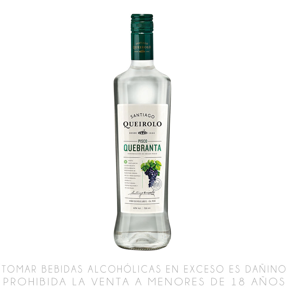 Pisco Queirolo Quebranta 750ml