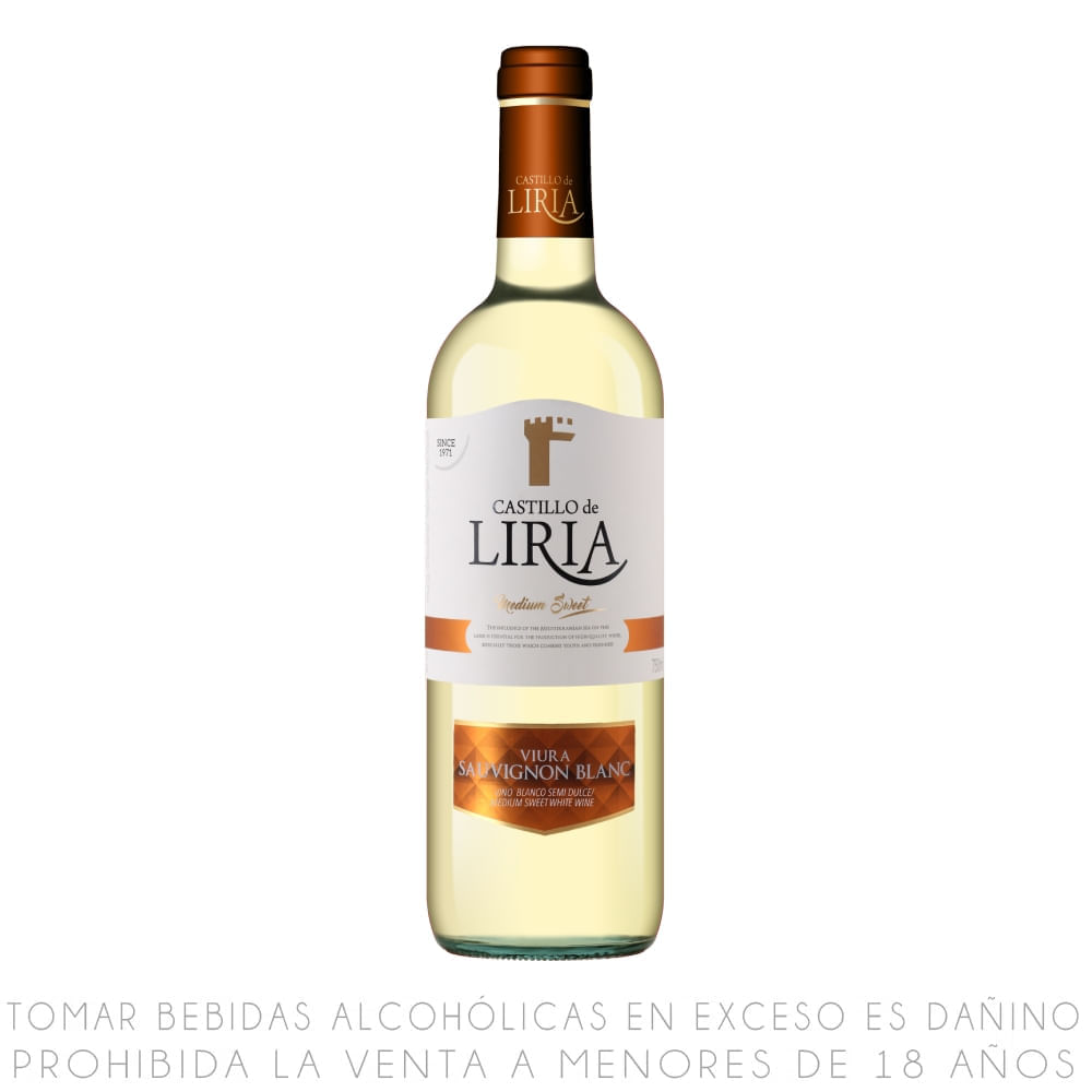 Vino Blanco Castillo de Liria Botella 750ml