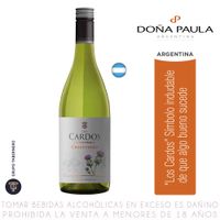 Vino Blanco Chardonnay Los Cardos Doña Paula Botella 750ml