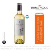 Vino Blanco Sauvignon Blanc Los Cardos Doña Paula Botella 750ml