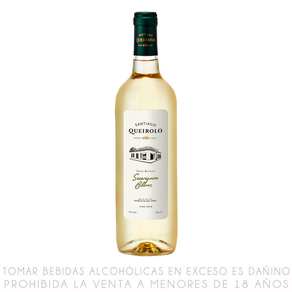 Vino Blanco Santiago Queirolo Sauvignon Blanc 750 ml