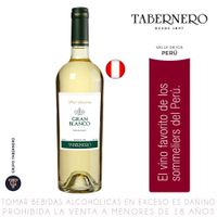 Vino Blanco Chennin Tabernero Gran Blanco Semi Seco Botella 750ml