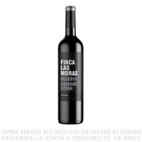 Vino Tinto Cabernet Sauvignon Syrah Finca Las Moras Botella 750ml