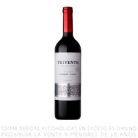 Vino Tinto Cabernet Sauvignon Malbec Reserva Trivento Botella 750ml