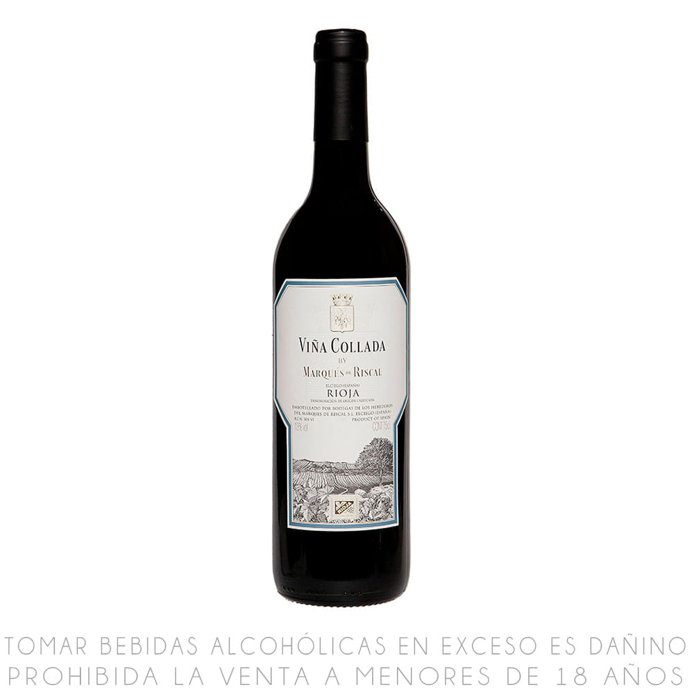 Vino Tinto Blend Viña Collada Herederos del Marqués de Riscal Botella 750ml
